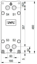 Görseli Galeri görüntüleyiciye yükleyin, 125 m³ Yüzme Havuzu Isıtma Plakalı Eşanjörü